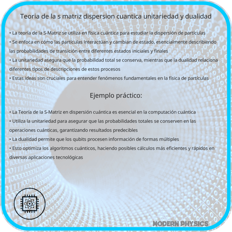 Teoría de la S-Matriz | Dispersión Cuántica, Unitariedad y Dualidad