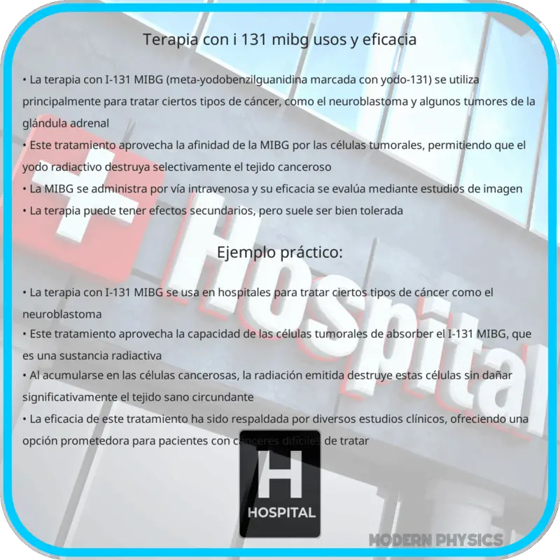 Terapia con I-131 MIBG | Usos y Eficacia