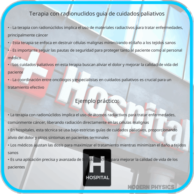 Terapia con Radionúclidos | Guía de Cuidados Paliativos