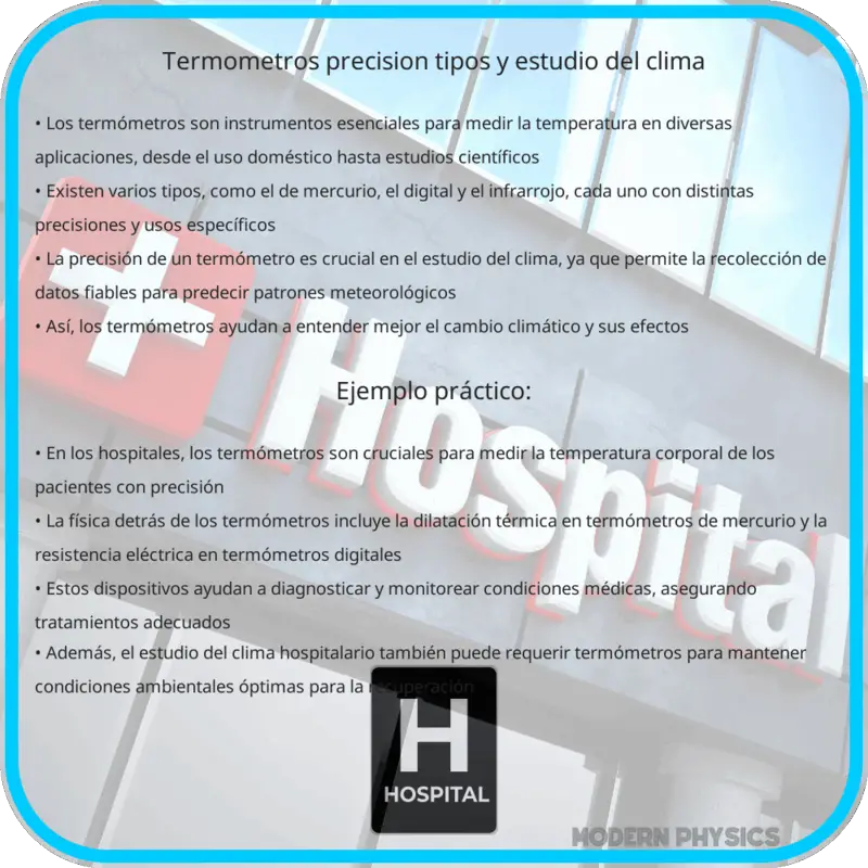Termómetros | Precisión, Tipos y Estudio del Clima