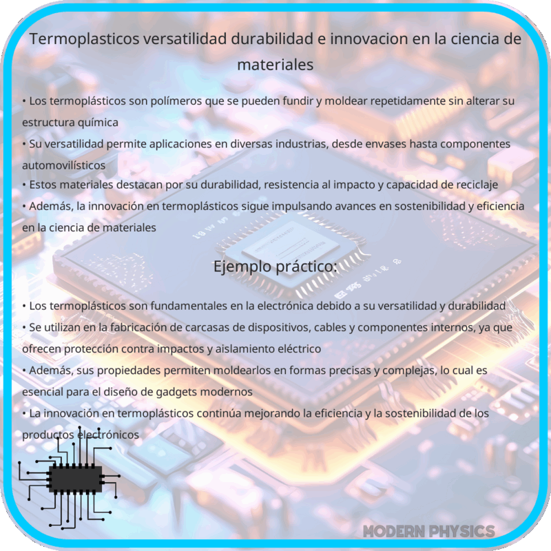 Termoplásticos | Versatilidad, Durabilidad e Innovación en la Ciencia de Materiales