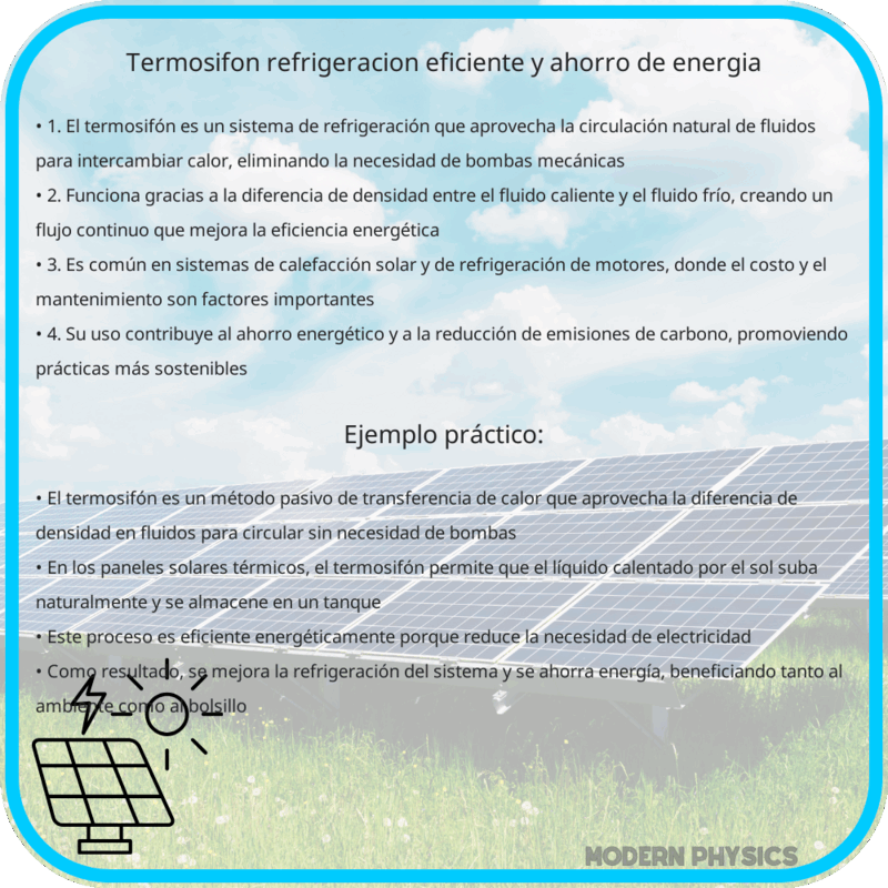 Termosifón | Refrigeración Eficiente y Ahorro de Energía