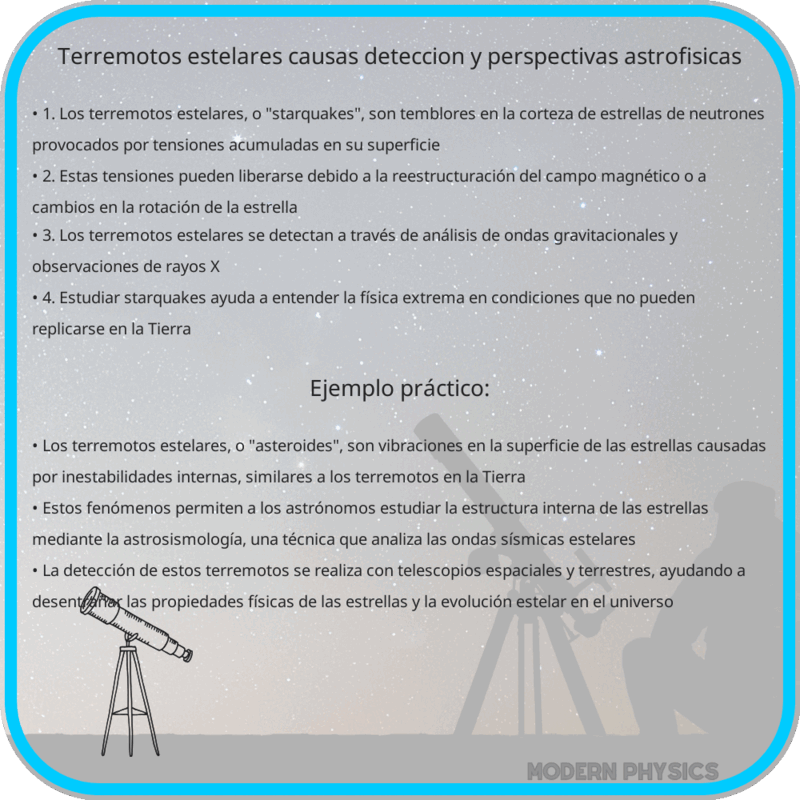 Terremotos Estelares | Causas, Detección y Perspectivas Astrofísicas