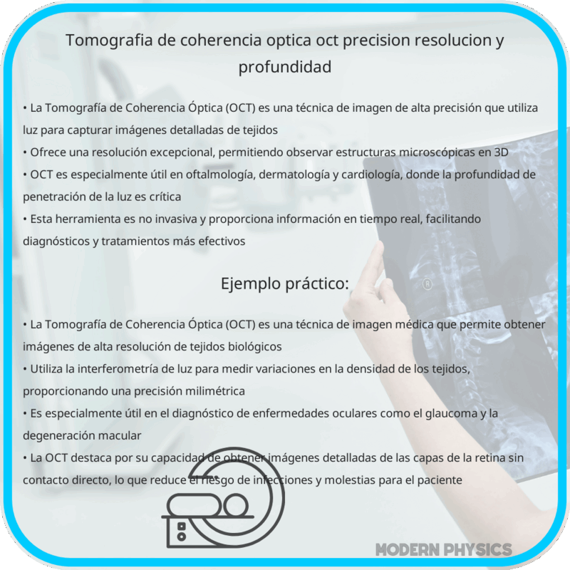 Tomografía de Coherencia Óptica - OCT | Precisión, Resolución y Profundidad
