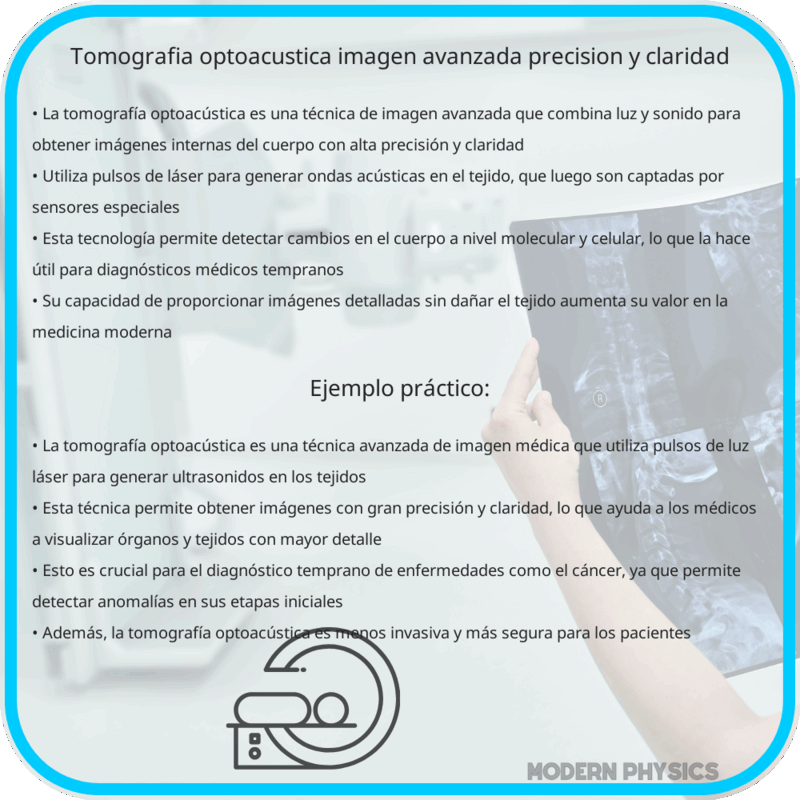 Tomografía Optoacústica | Imagen Avanzada, Precisión y Claridad