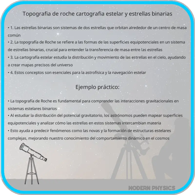 Topografía de Roche | Cartografía Estelar y Estrellas Binarias