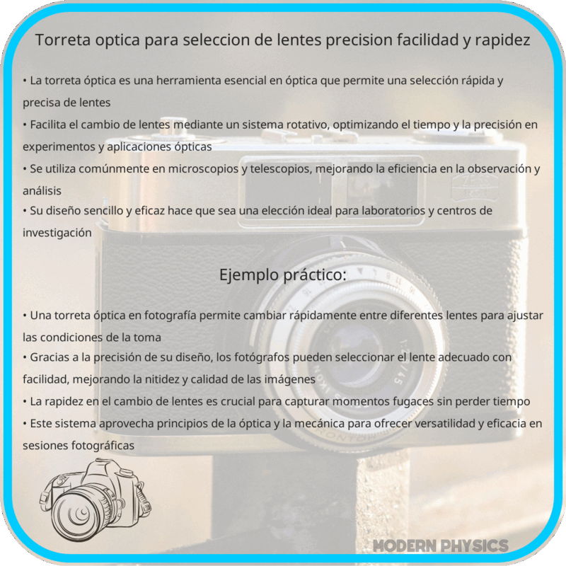 Torreta Óptica para Selección de Lentes | Precisión, Facilidad y Rapidez