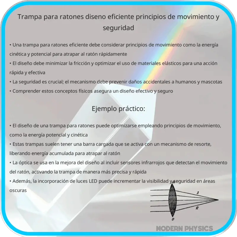 Trampa para Ratones | Diseño Eficiente, Principios de Movimiento y Seguridad