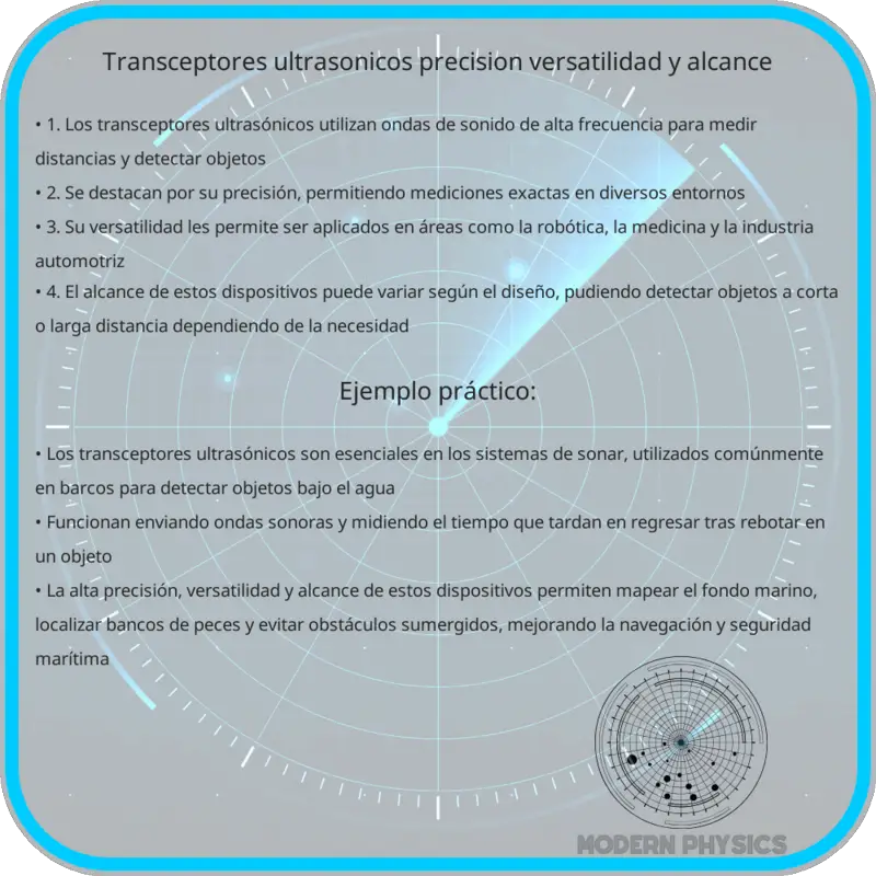 Transceptores Ultrasónicos | Precisión, Versatilidad y Alcance