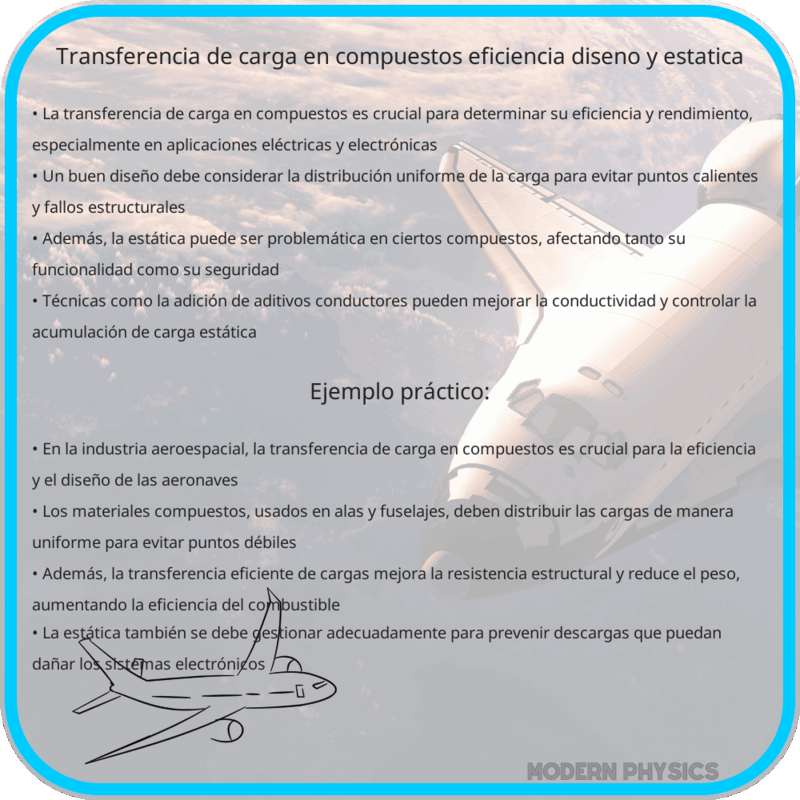Transferencia de Carga en Compuestos | Eficiencia, Diseño y Estática