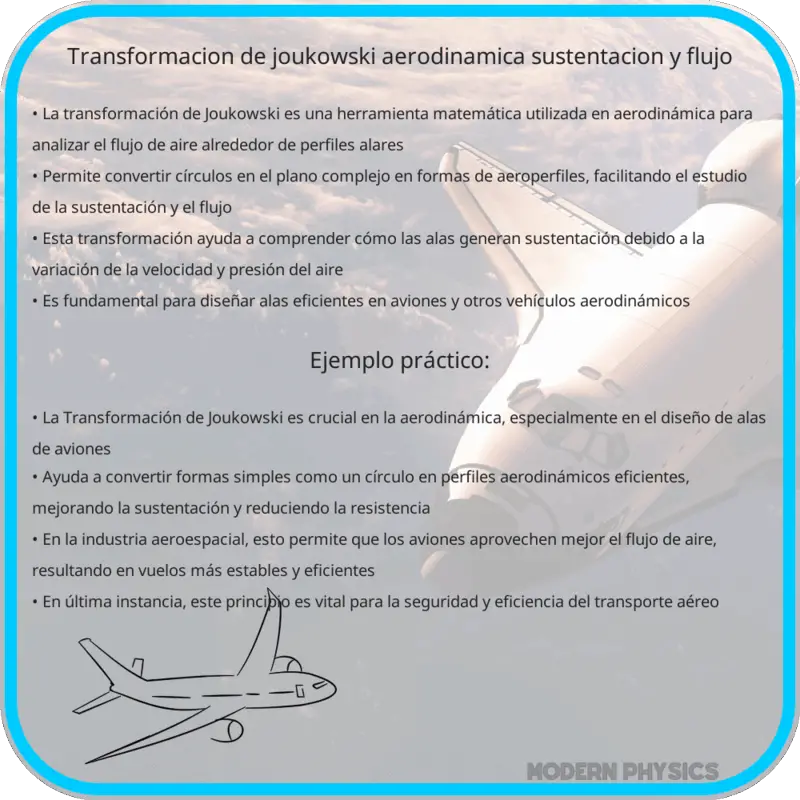 Transformación de Joukowski | Aerodinámica, Sustentación y Flujo