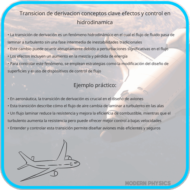 Transición de Derivación | Conceptos Clave, Efectos y Control en Hidrodinámica