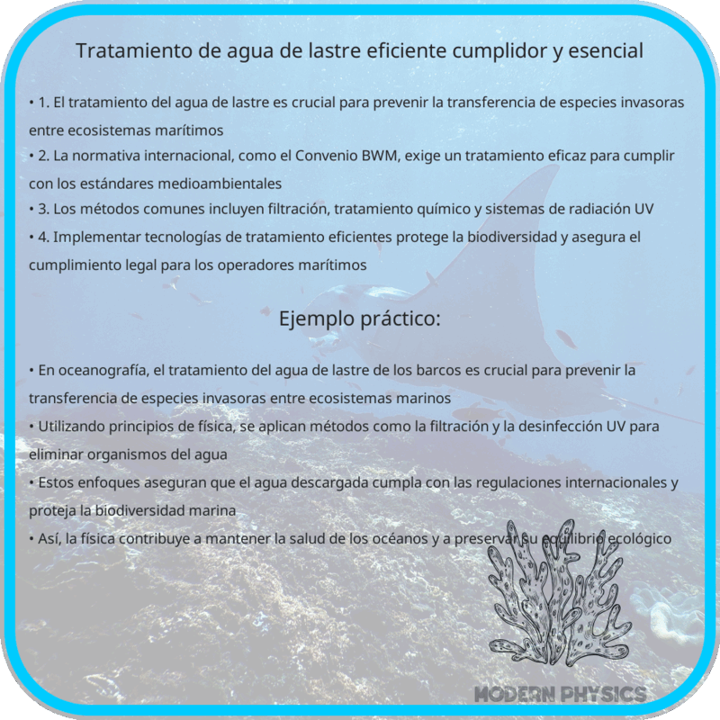 Tratamiento de Agua de Lastre | Eficiente, Cumplidor y Esencial