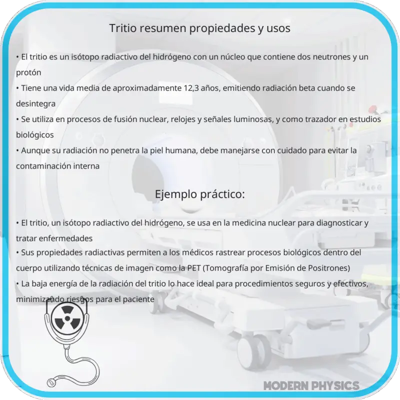 Tritio | Resumen, Propiedades y Usos