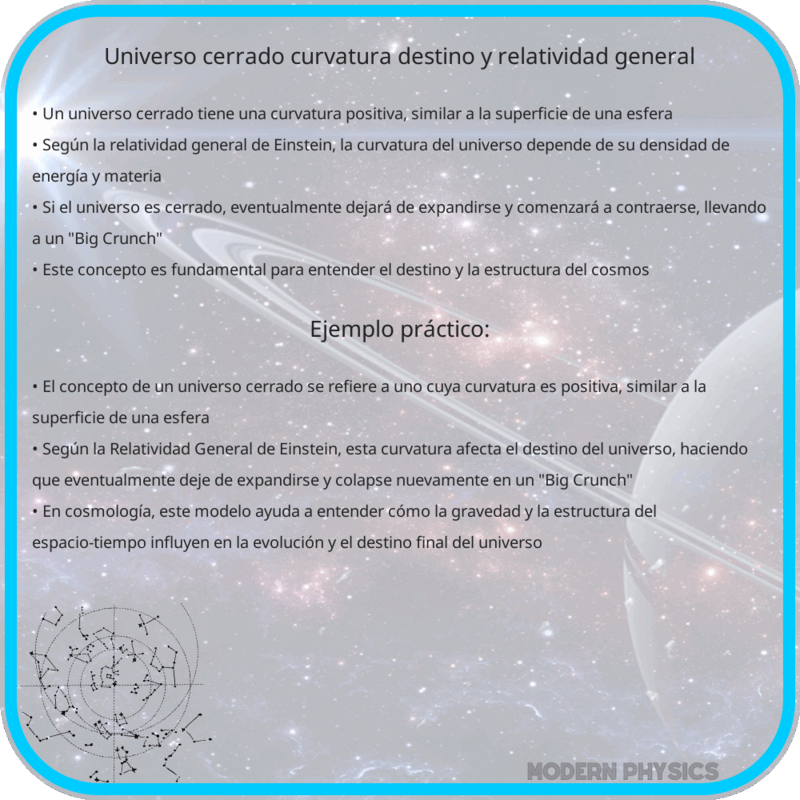 Universo Cerrado | Curvatura, Destino y Relatividad General