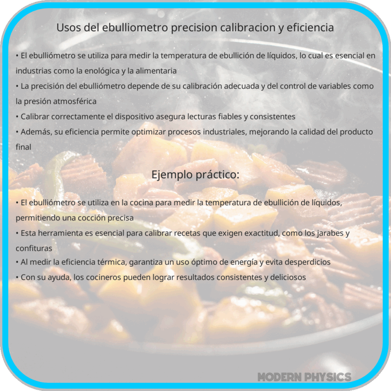 Usos del Ebulliómetro | Precisión, Calibración y Eficiencia