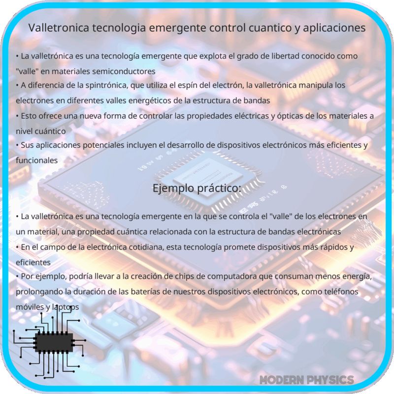 Valletrónica | Tecnología Emergente, Control Cuántico y Aplicaciones