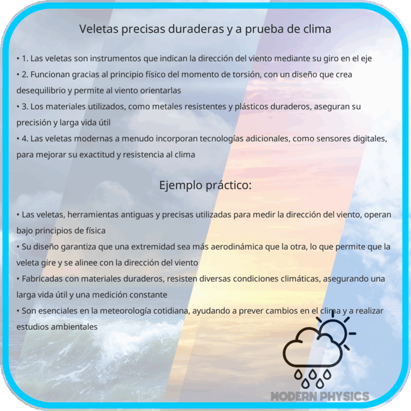 Veletas: Precisas, Duraderas y a Prueba de Clima