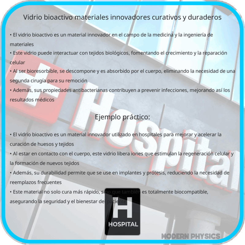 Vidrio Bioactivo | Materiales Innovadores, Curativos y Duraderos