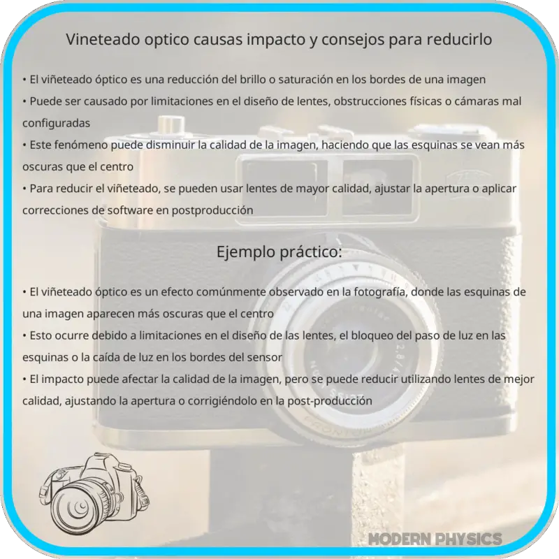 Viñeteado Óptico | Causas, Impacto y Consejos para Reducirlo