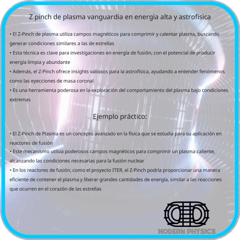 Z-Pinch de Plasma | Vanguardia en Energía Alta y Astrofísica