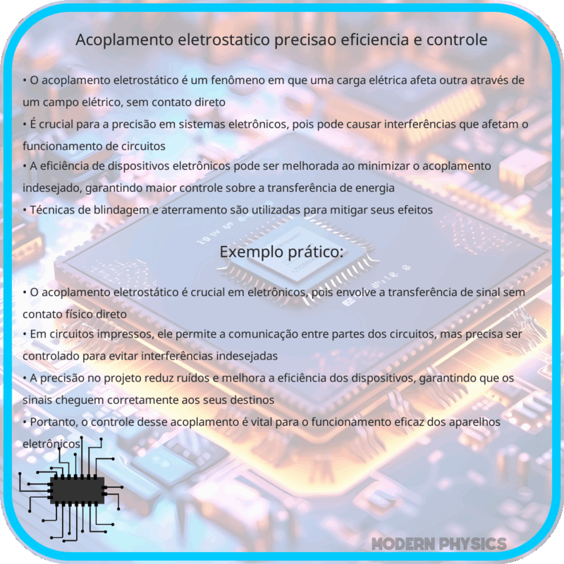 Acoplamento Eletrostático | Precisão, Eficiência e Controle