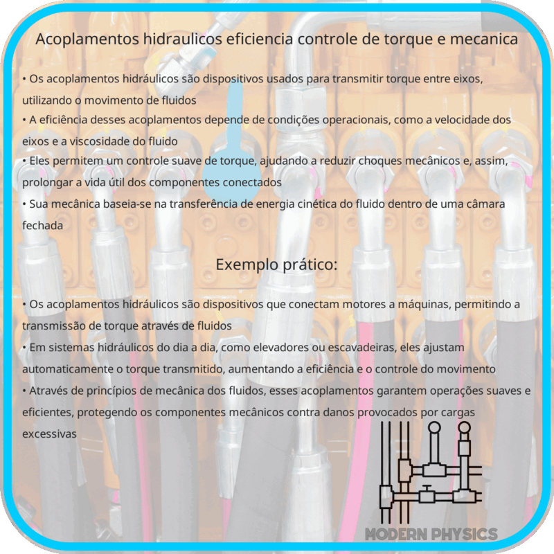 Acoplamentos Hidráulicos | Eficiência, Controle de Torque e Mecânica