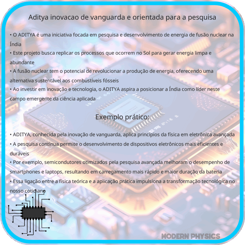 ADITYA | Inovação de Vanguarda e Orientada para a Pesquisa