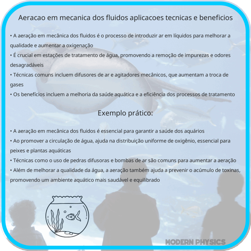 Aeração em Mecânica dos Fluidos | Aplicações, Técnicas e Benefícios
