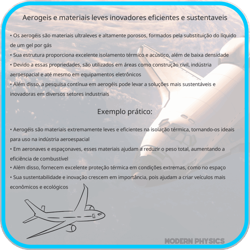 Aerogéis e Materiais Leves: Inovadores, Eficientes e Sustentáveis