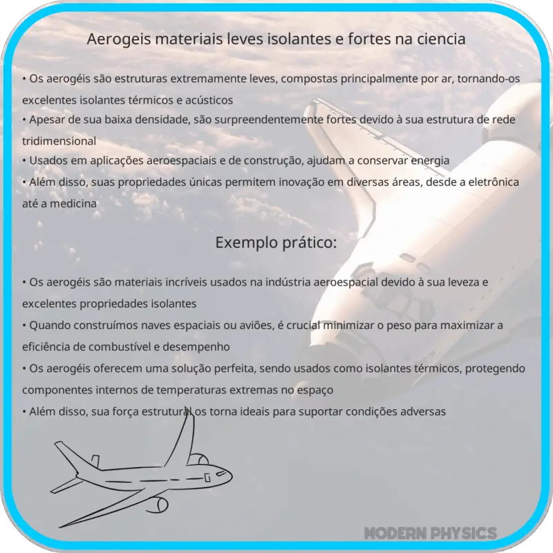 Aerogéis: Materiais Leves, Isolantes e Fortes na Ciência