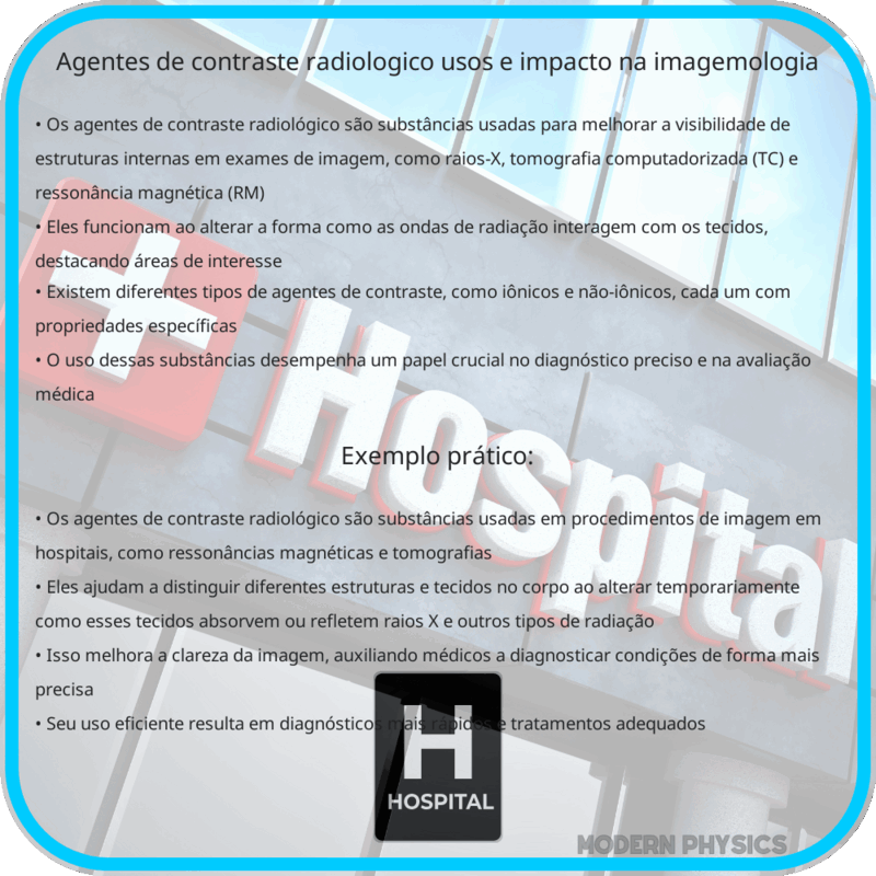 Agentes de Contraste Radiológico | Usos e Impacto na Imagemología