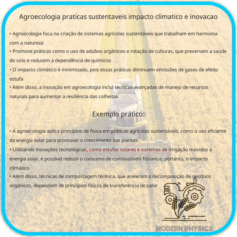 Agroecologia | Práticas Sustentáveis, Impacto Climático e Inovação
