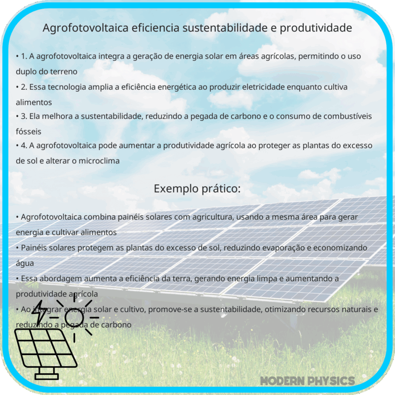 Agrofotovoltaica | Eficiência, Sustentabilidade e Produtividade