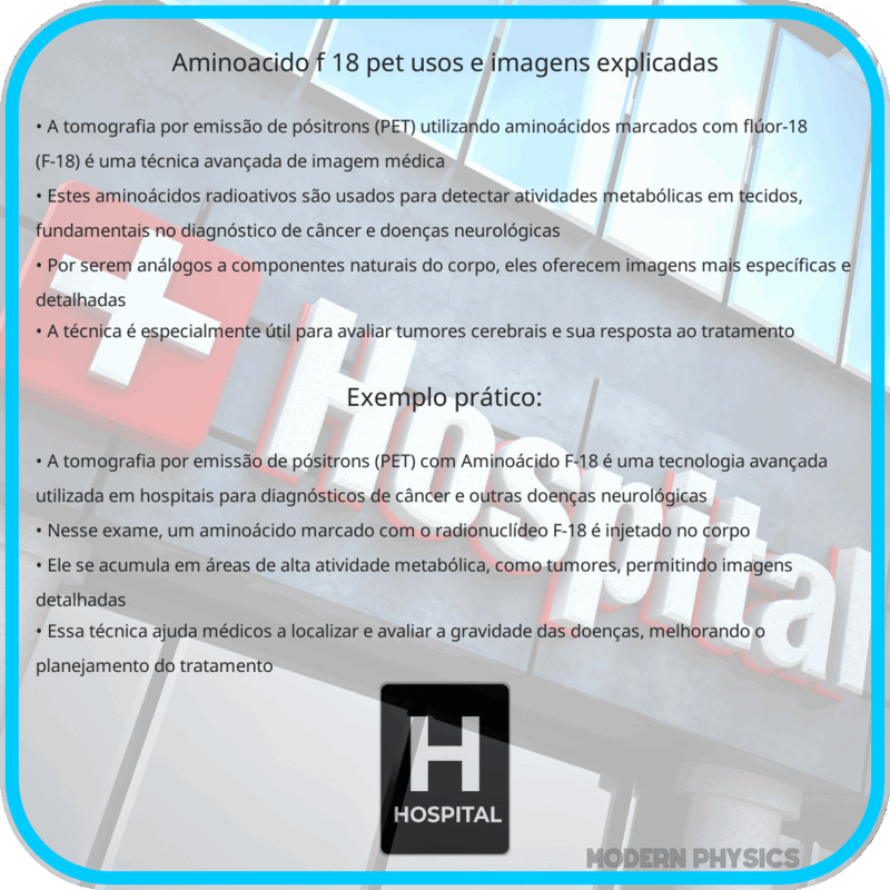 Aminoácido F-18 PET | Usos e Imagens Explicadas