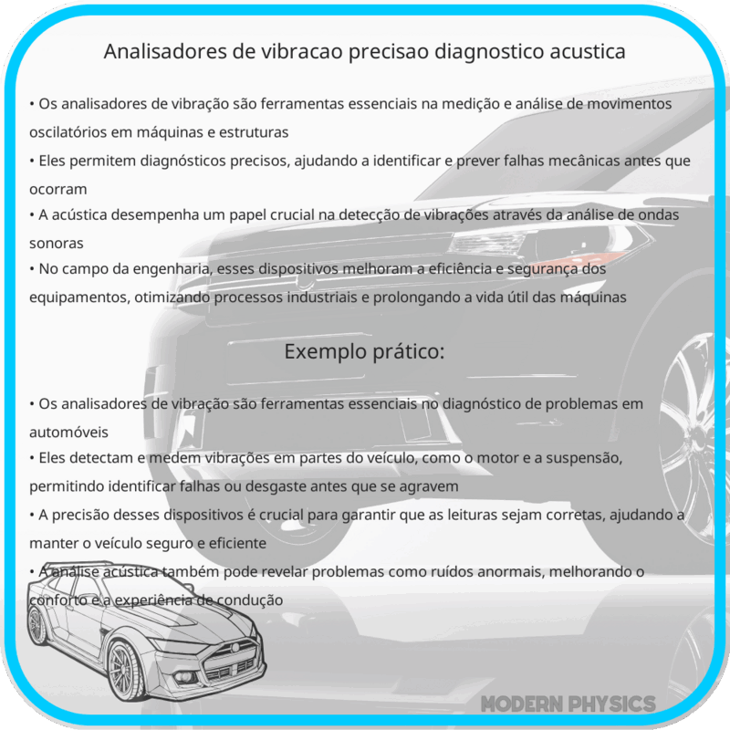 Analisadores de Vibração | Precisão, Diagnóstico & Acústica