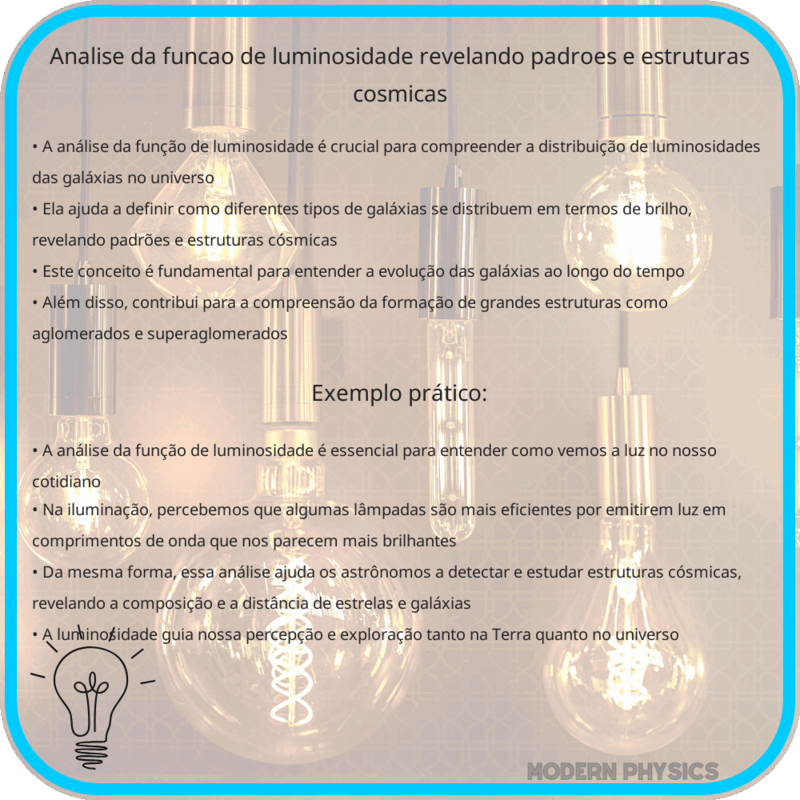 Análise da Função de Luminosidade | Revelando Padrões e Estruturas Cósmicas