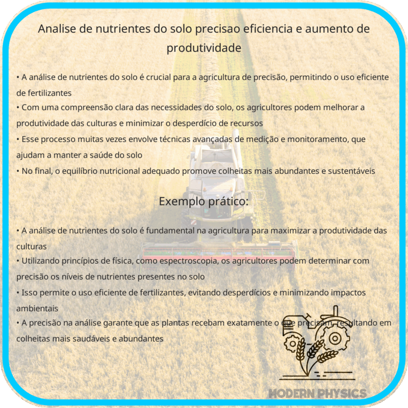 Análise de Nutrientes do Solo | Precisão, Eficiência e Aumento de Produtividade