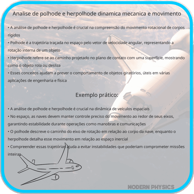 Análise de Polhode e Herpolhode | Dinâmica, Mecânica e Movimento