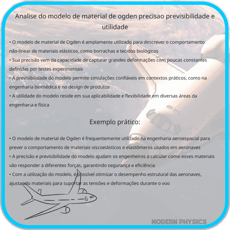 Análise do Modelo de Material de Ogden | Precisão, Previsibilidade e Utilidade