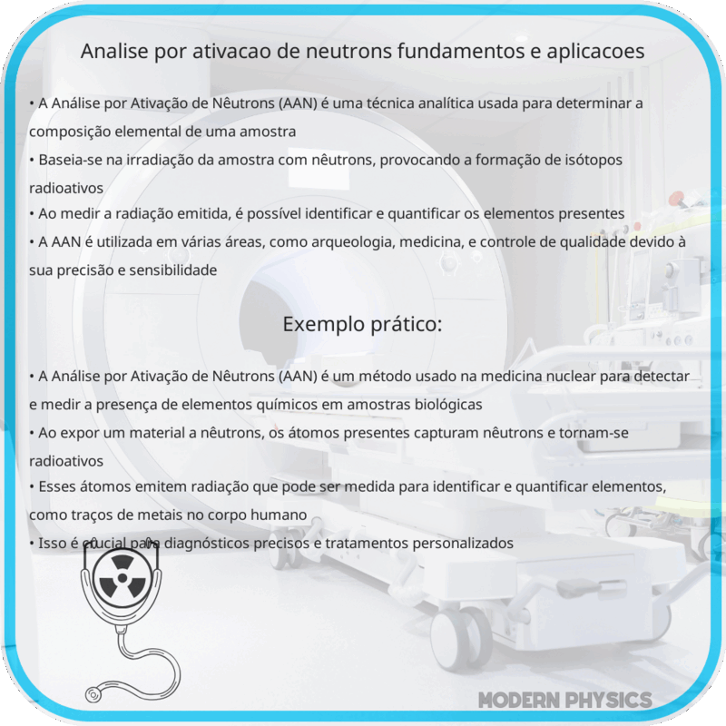 Análise por Ativação de Nêutrons | Fundamentos e Aplicações
