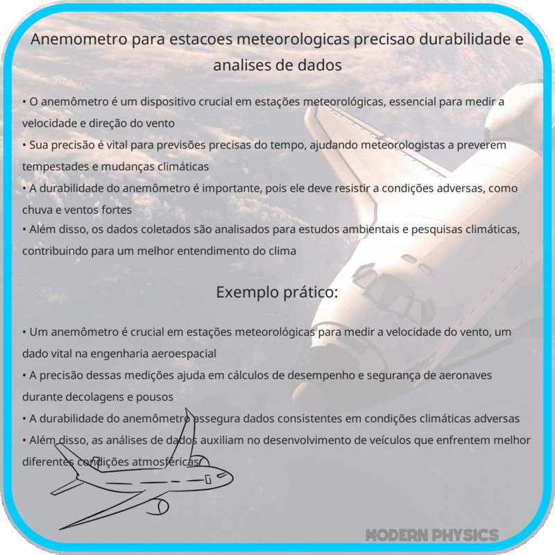 Anemômetro para Estações Meteorológicas | Precisão, Durabilidade e Análises de Dados