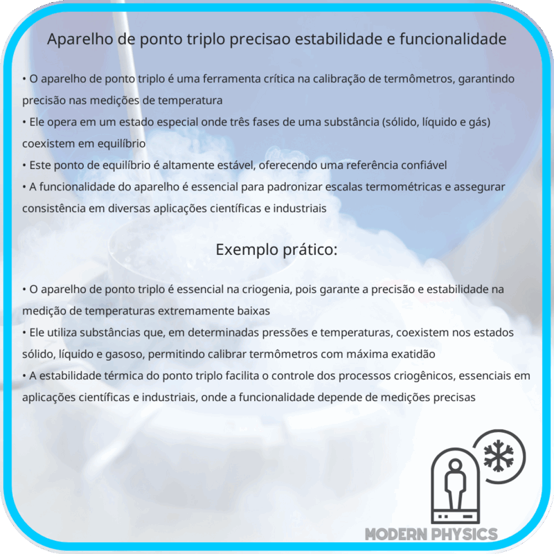 Aparelho de Ponto Triplo | Precisão, Estabilidade e Funcionalidade