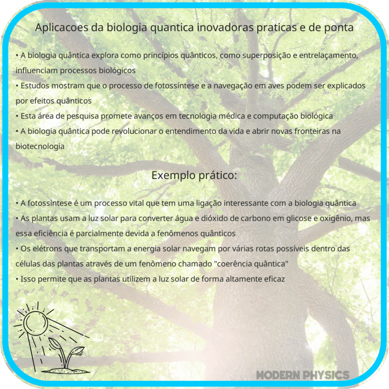 Aplicações da Biologia Quântica | Inovadoras, Práticas e de Ponta
