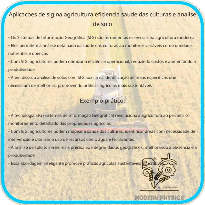 Aplicações de SIG na Agricultura | Eficiência, Saúde das Culturas e Análise de Solo