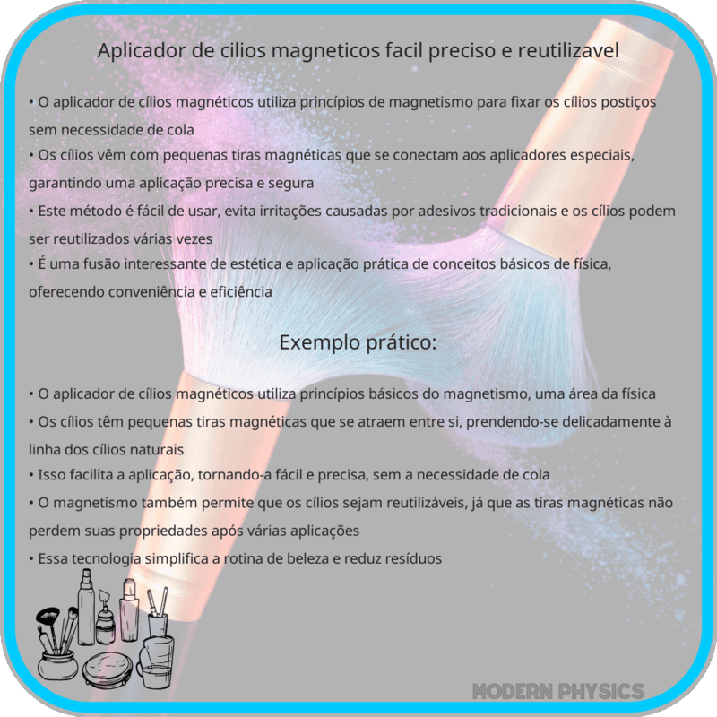 Aplicador de Cílios Magnéticos | Fácil, Preciso e Reutilizável