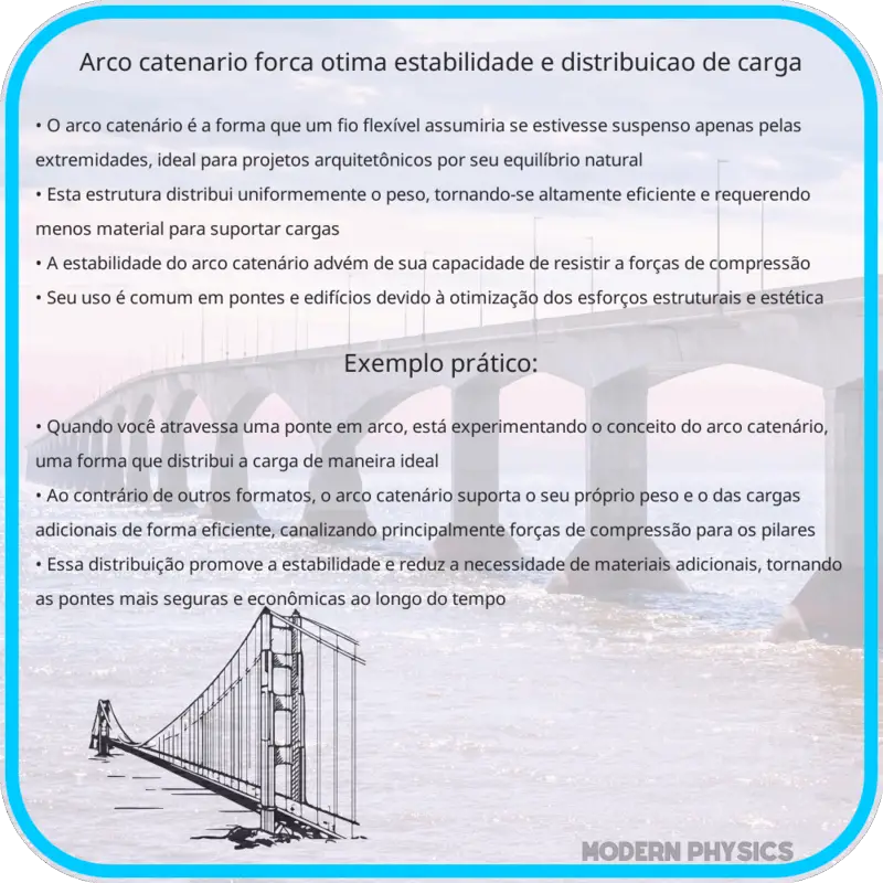 Arco Catenário | Força Ótima, Estabilidade e Distribuição de Carga