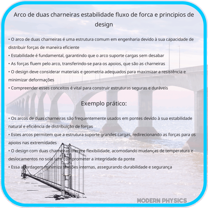 Arco de Duas Charneiras | Estabilidade, Fluxo de Força e Princípios de Design