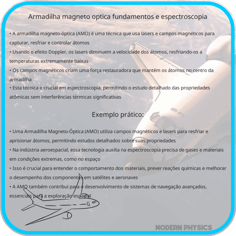 Armadilha Magneto-Óptica | Fundamentos e Espectroscopia