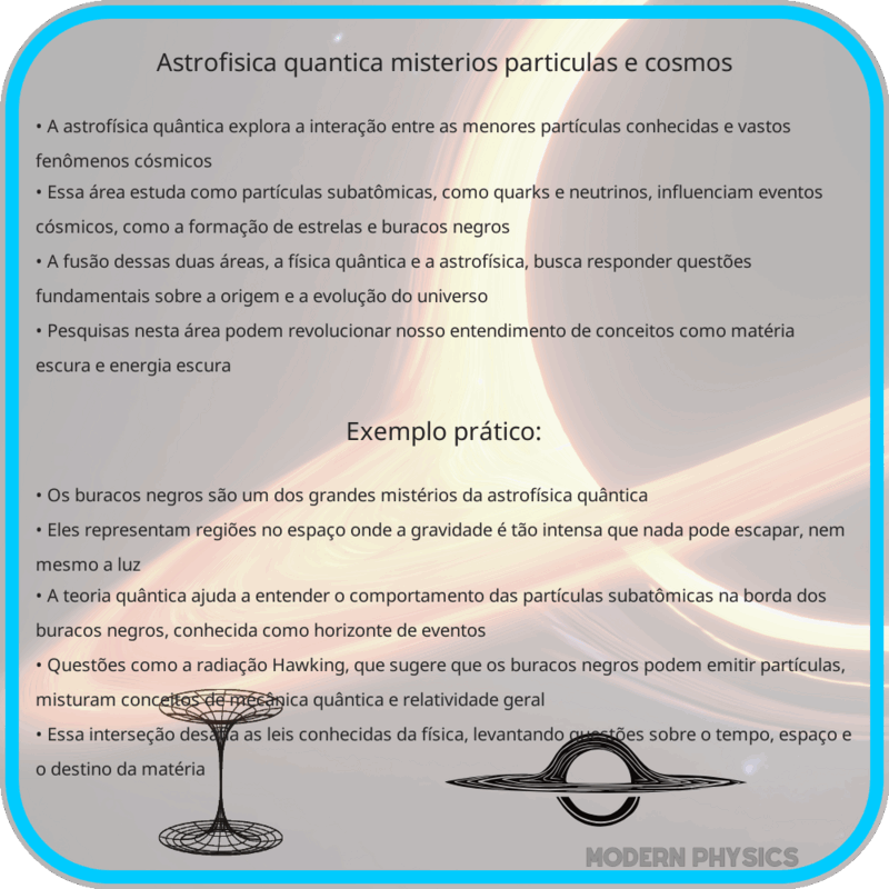 Astrofísica Quântica | Mistérios, Partículas e Cosmos